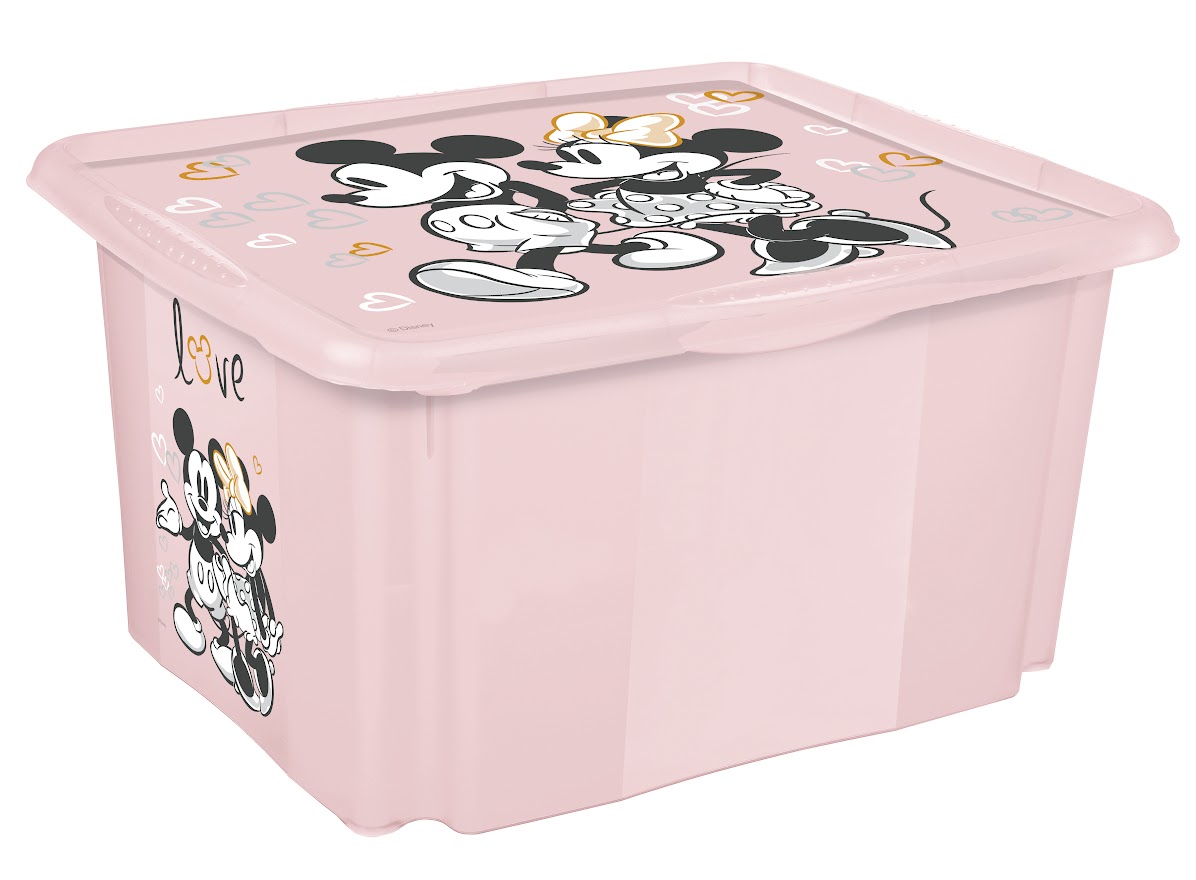 dik Stal antenne Keeeper Minnie Mouse Roze 24L Opbergbox | MamaLoes