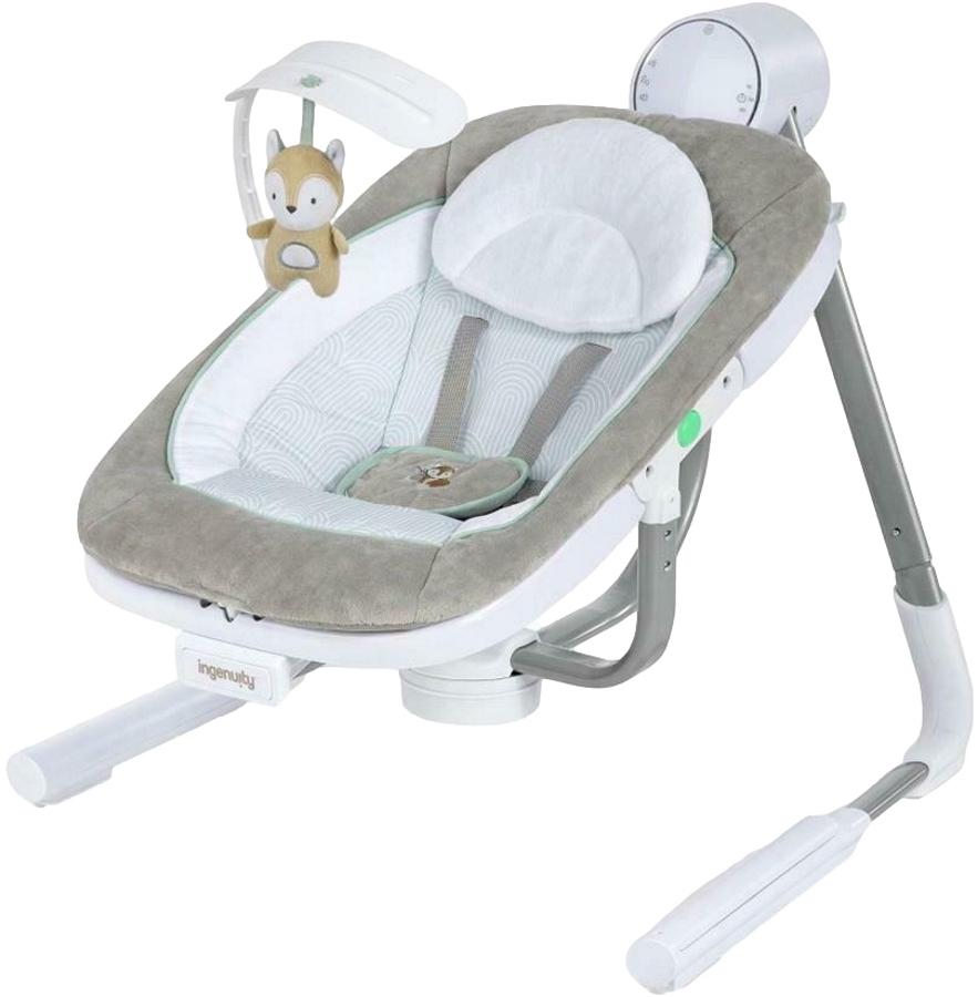 Ingenuity AnyWay Sway PowerAdapt Swing Ray Babyschommel K12584 Grijs, Wit