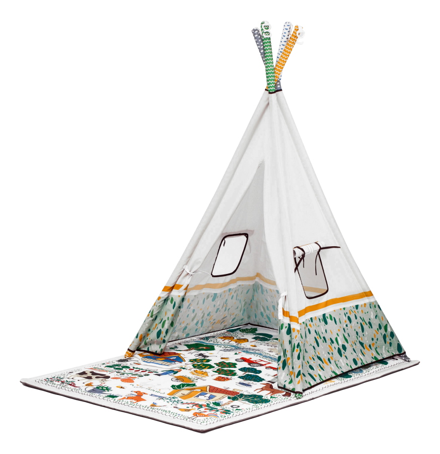 Kinderkraft Tippy Garden Educatief Speelkleed KPLIGA00MUL0000 Multicolor