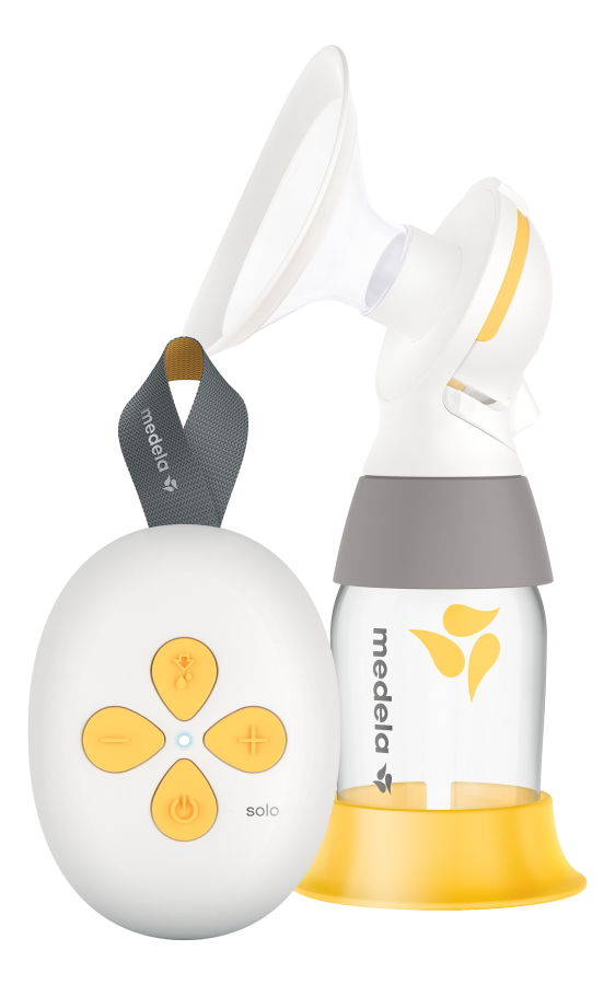 Medela Solo Enkele Elektrische Borstkolf 101041610 Geel, wit en grijs