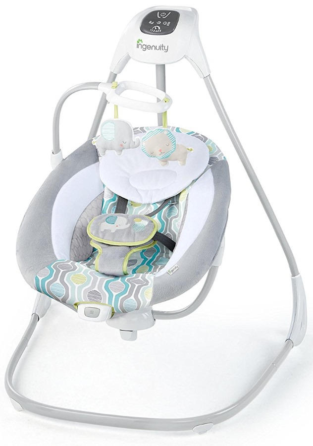 Bright Starts Ingenuity Comfort Cradling Swing Everston Babyswing K11149 Grijs