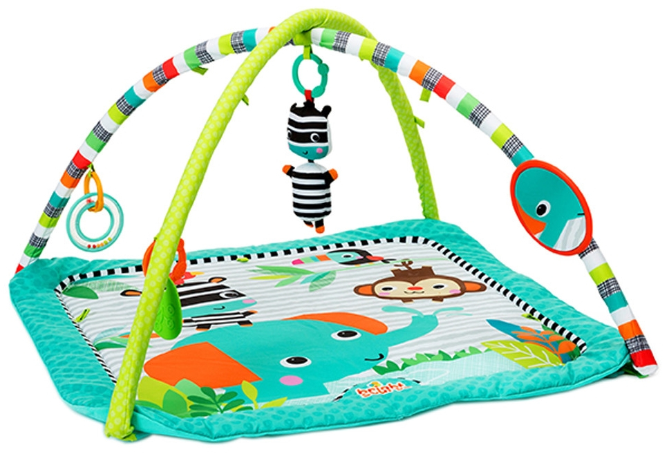 Bright Starts Zig Zag Safari Activity Gym Speelkleed K52039 Mint