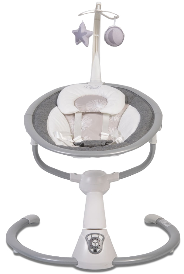Cangaroo Cloud Grey Swing Elektrische Babyschommel 48062 Grijs