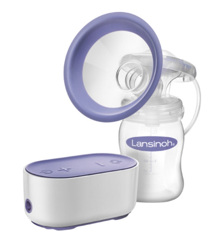 Lansinoh Compact Elektrische Borstkolf 54090 Transparant en paars