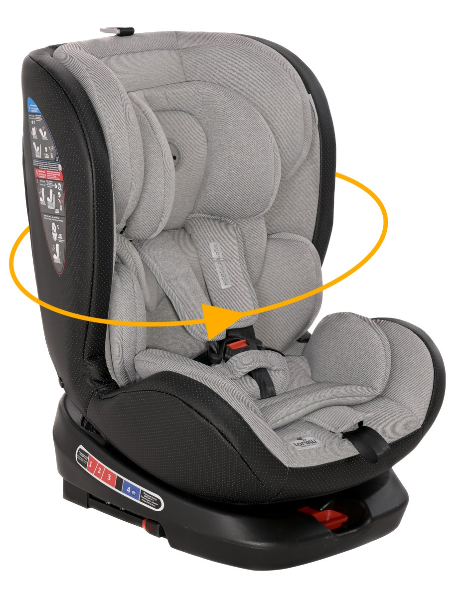 Leather isofix clearance car seat