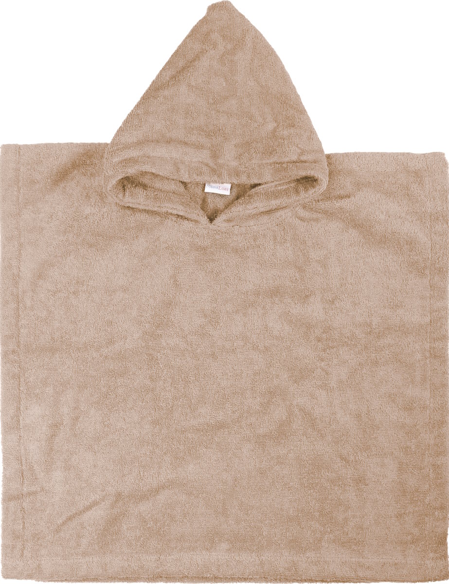 MamaLoes Badstof Zand Baby Poncho MamaLoes