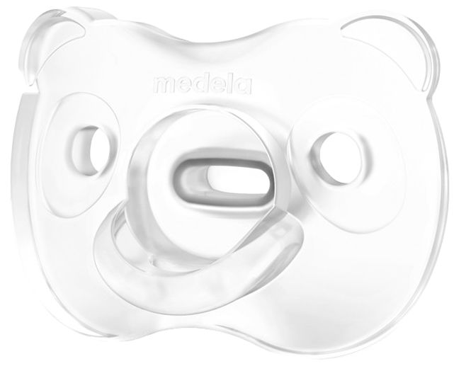 Medela Baby Soft Silicone 0-6m Transparant Fopspeen 101042501