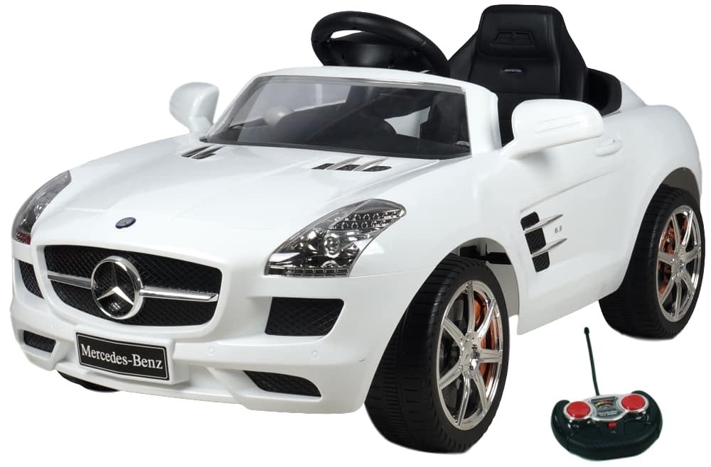 Verplicht zonde roem Eco Toys Mercedes SLS Wit Elektrische Kinderauto CLB-681r