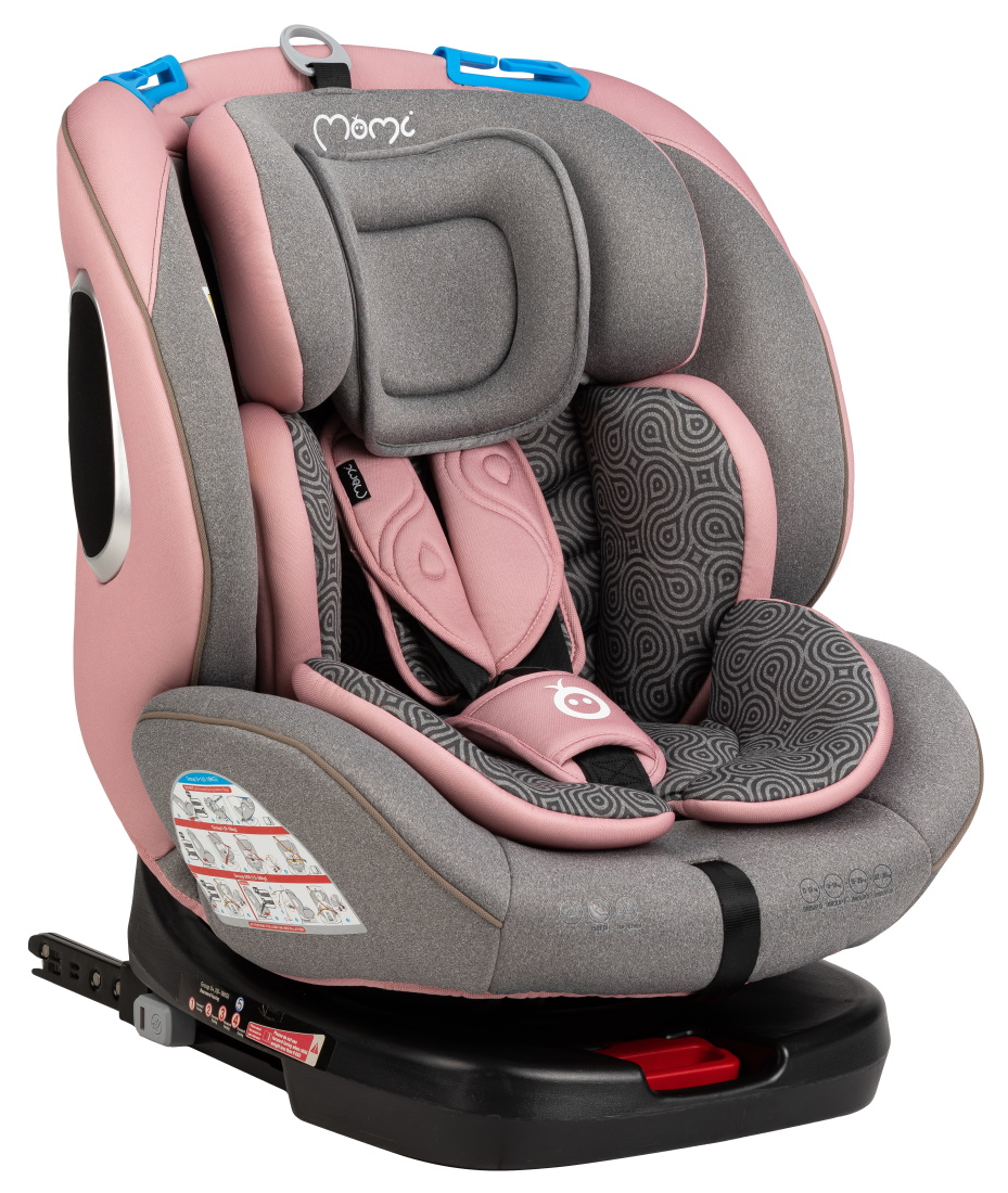 Siège auto Cangaroo Pilot Pink SPS ISOFIX 360° 0-36 kg avec pare-soleil,  rose