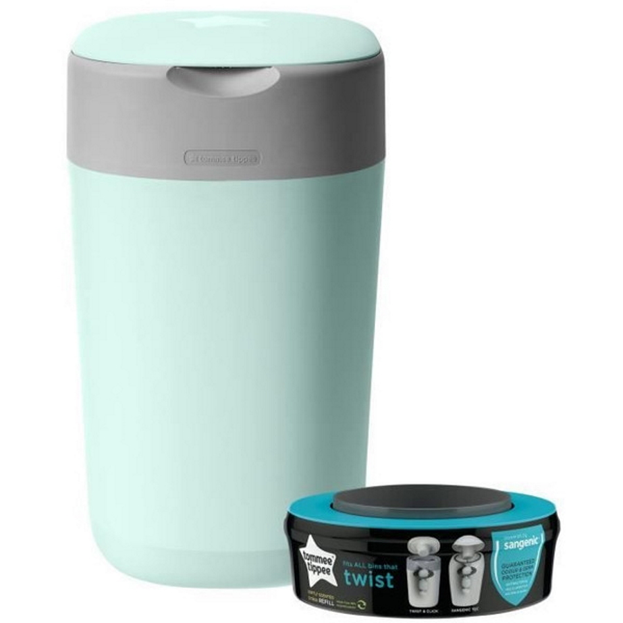 Tommee Tippee Twist Click Tub Green Luieremmer 85102402 eco