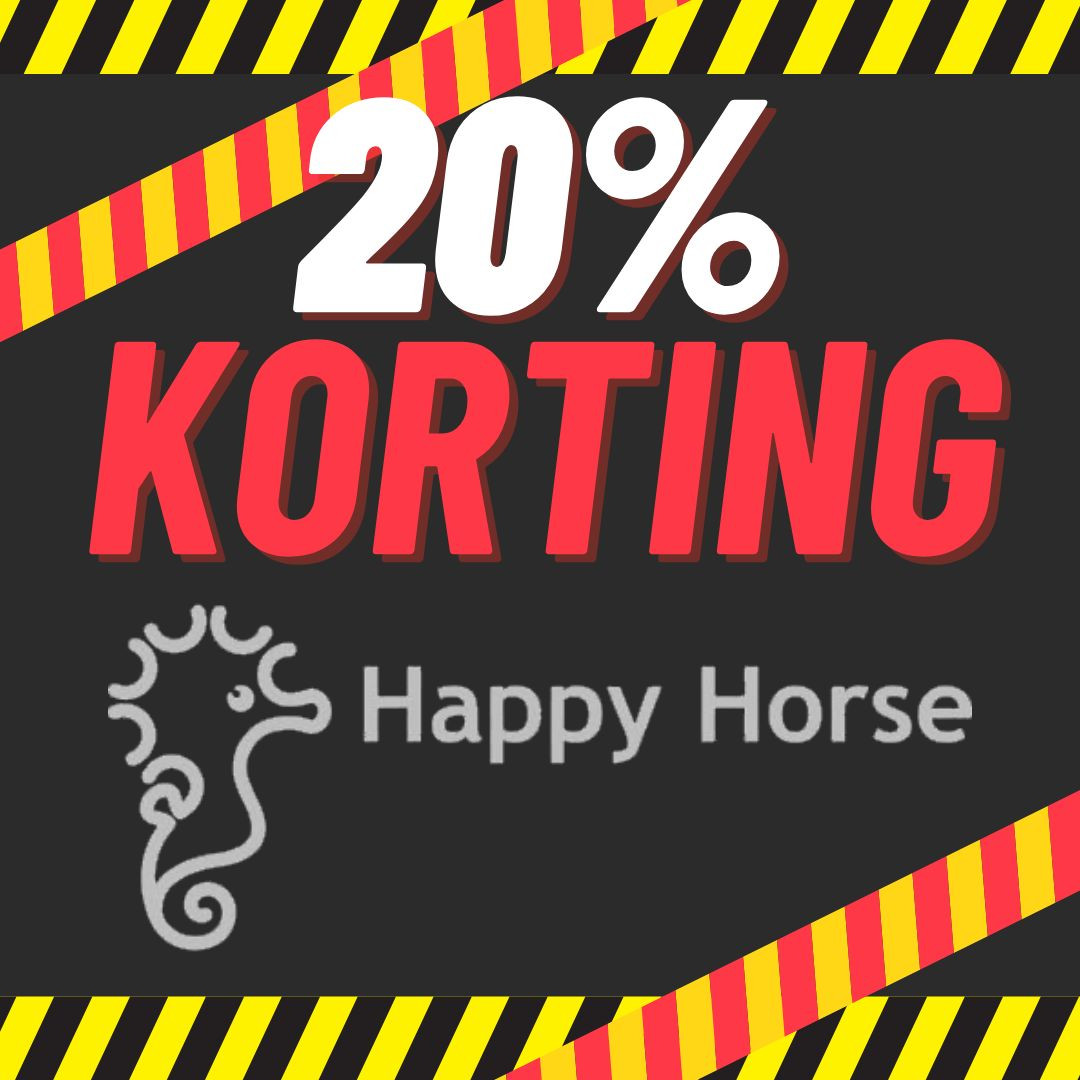 20% korting op Happy Horse
